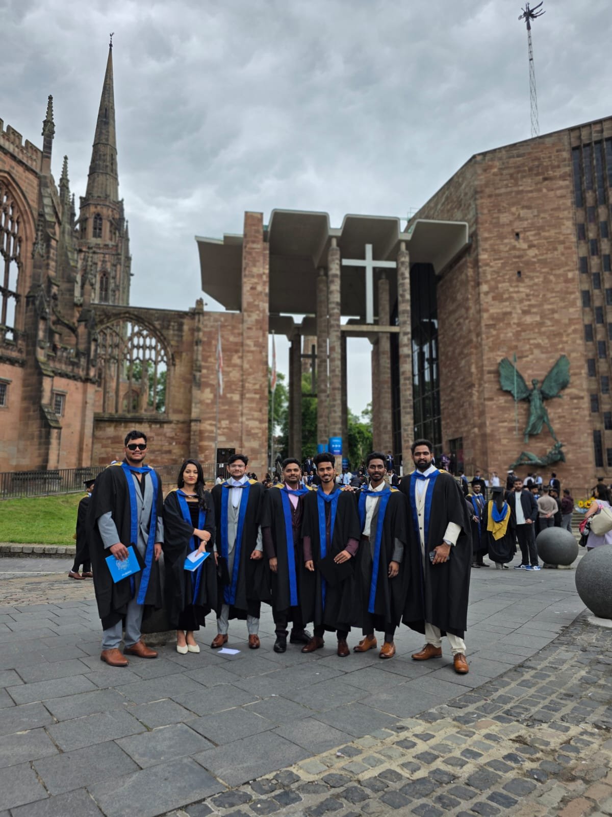 Student graduating abroad